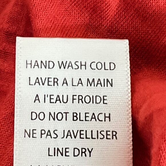 Max Studio Womens Dress XL Orange Red Crinkle Textured Sleeveless Lined Maxi - Picture 9 of 9